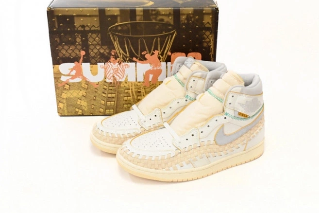 Kick Theory OG Supply Jordan SP FD2565-100 Retro 1 Bephie's Sail High Beauty Woven Union 0806